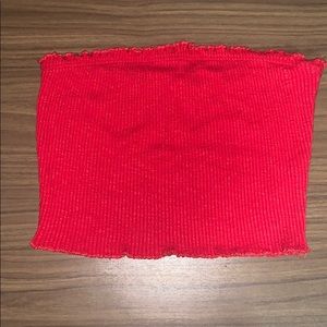 Cute Ribbed Crop Top